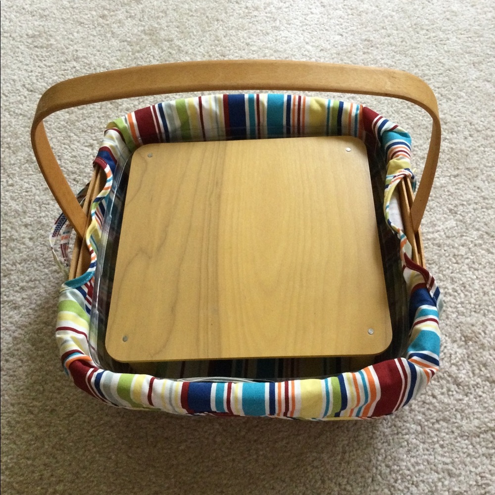 Longaberger Classic Pie Basket Combo Single Handle - Picture 7 of 10